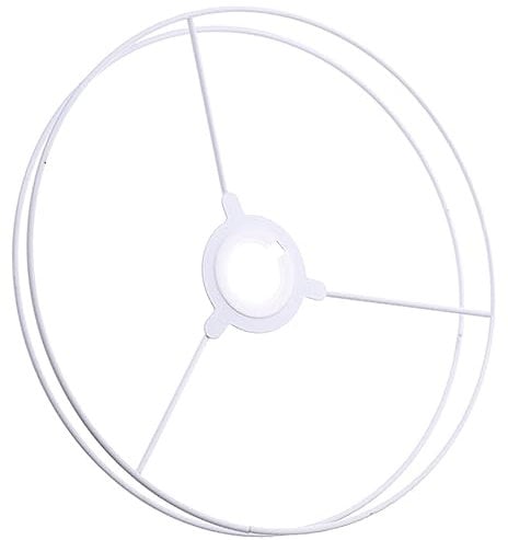 Uonlytech 1 Satz Hängelampe Lampenschirm Gestell Rohling Ring Rahmen Metall Drahtgestell Pendelleuchte Schirm DIY E27 Eisen Ersatz Lampe Ersatzschirm Wandlampe Tischlampe Stehlampe