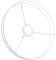 Uonlytech 1 Satz Hängelampe Lampenschirm Gestell Rohling Ring Rahmen Metall Drahtgestell Pendelleuchte Schirm DIY E27 Eisen Ersatz Lampe Ersatzschirm Wandlampe Tischlampe Stehlampe