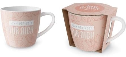 Lavida Maxi-Becher für Dich 400 ml, NIMM DIR ZEIT FÜR DICH