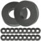 20 Stück Ringmagnet: Ø 45 mm x 22mm x 8 mm Ferrit Ringmagnet mit Loch, Magnetring strapazierfähig Ringmagnete Magnet Scheibe mit Loch Ring für Industrie, DIY, Basteln, Wissenschaftsprojekte