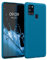 kwmobile Hülle kompatibel mit Samsung Galaxy A21s Hülle - weiches TPU Silikon Case - Cover geeignet für kabelloses Laden - Karibikblau