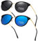 Cleoxyge Polarisierte Sonnenbrille Damen-Herren,Vintage Elegant Metallrahmen UV400-Schutz Outdoor Für Angeln Fahren Reisebrille Mode Sonnenbrille (2 Pack (Polarisierte)：Grau+Blau)