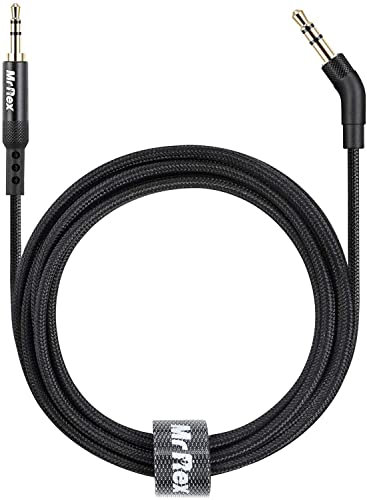 Mr Rex 2.5mm to 3.5mm Audio Cable Headphone Replacement Cord Nylon Braided Aux Cable Stereo Adapter for Bose 700 QuietComfort QC35II QC35 QC25 Headphones, JBL E45BT E55BT Headsets (16.4ft/5m)