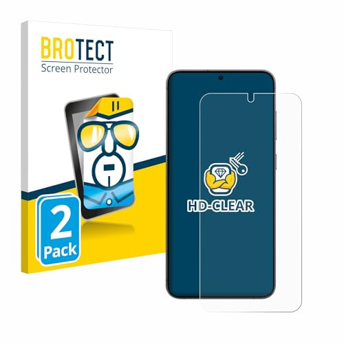 BROTECT Schutzfolie für Samsung Galaxy S24 Plus | 2 Stück Transparenter Displayschutz Made in Germany Klare Displayschutz-Folie Clear Einfache Montage Case-Friendly