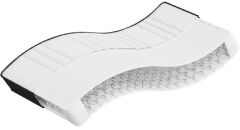 vidaXL Matratze Bonnell-Federkern, Federkernmatratze Atmungsaktiv Hautfreundlich, Bettmatratze Härtegrad Mittel, Stoffmatratze, 90x190cm