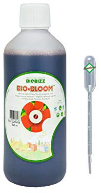 BioBizz Fertilizzante Bio Bloom 250 ml - Fertilizzante Naturale Bio NPK Grow Piante Organiche Liquido Coltivazione Outdoor Indoor