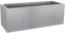 EDA - Fioriera Basalt'Up 57 L - Decorazione in finto cemento - Singola parete - Area di ritenzione idrica - 79,5 x 29,5 x 29,5 cm - Grigio cemento