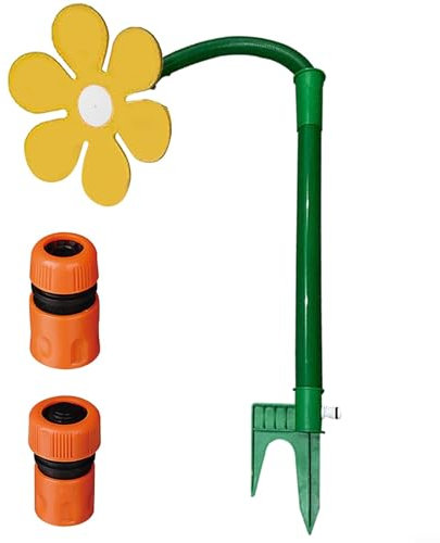 Arroseur de jardin coloré pour arroser vos plantes avec style et plaisir, rotation à pour 360 degrés