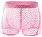 Panegy Homme Résille Boxer Shorts Transparent en Maille Homme sous-Vêtements Lingerie de Nuit Caleçon Slip Underwear Rose M