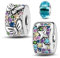 HappyStar Silber 925 Charms Anhänger für Armbänder,Combination Dangle Anhänger Bead Charms für Damen Kompatibel mit Pandora Europäischen Armbändern und Halskette （Mit Spacer Beads