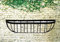 Large metal wall trough planter - 30 inch wrought iron wall trough - wall mounted flower basket - garden wall trough - indoor and outdoor planter.