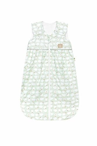 Anni Light Schlafsack – Atmungsaktiver Baby-Schlafsack für Sommer & Ganzjahr, Weich & Leicht Sheep Matcha / 70