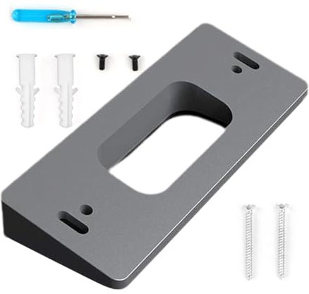 Ring Doorbell Holder, Smart Wedge Plate Holder Set, Secure Doorbell Holder, Adjustable Video Doorbell Mounting Bracket for Ring Models, Camera Mount Kit for Wireless Smart Home, Überwac