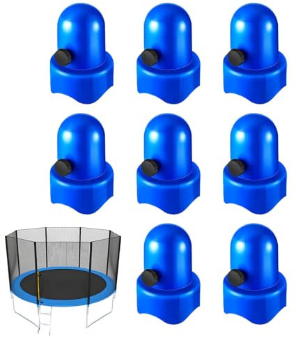 Huvqianu Trampolin Stangenabdeckung - Trampolin-Ersatzteile & Zubehör,Passgenaue Schutzverbindung mit Verlängerung für Sport, Fitness, Gartentraining & Gartenfreude