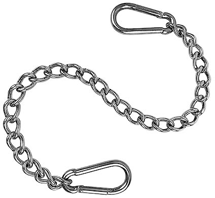 Milisten Hängematten Hängesessel Kette Verlängerungskette mit Karabiner für Hängestühle Boxsäcke Garten und Innenbereich