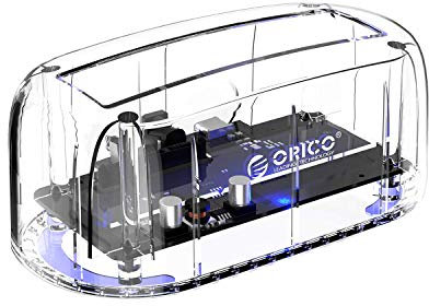 Docking station per hard disk esterno da USB 3.0 a SATA per HDD SSD SATA I/II/III da 2,5 3,5, supporto UASP SATA 6TB 8TB, alimentatore 12V2A, da ORICO