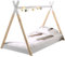 Vipack Tipi Zelt Bett Liegefläche 90 x 200 cm, Weiß/Natur