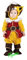 PRESTIGE & DELUXE Costume Vestito Carnevale Gatto con Gli Stivali Taglia 0 2 4 Anni (0 Mesi: Altezza Bimba/o 80 cm)