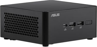 ASUS NUC 14 Pro, Mini PC Intel Core U5 125H, RAM da 96 GB DDR5-5600, SSD M.2, Scheda Grafica Intel Arc, Wi-Fi 6E, Bluetooth 5.3, Compatibile con Windows 10 e Windows 11 Home, Nero