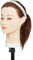 Haarverlängerung Geflochtenes Stirnband Geflochtenes Haarteil Dutt Haargummi mit Haaren Glatt Haarknoten Hochsteckfrisuren für Frauen Silber-Grau