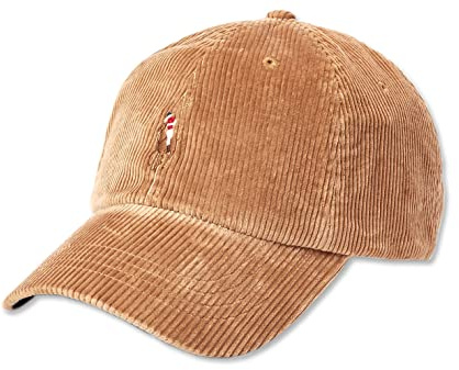 Polo Ralph Lauren Baseballkappe für Herren, Cord-Baumwolle, Beige