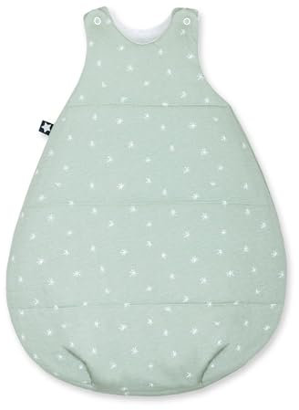 Julius Zöllner Schlafsack Neo, warme Füllung 2,5 TOG, waschbar bei 60°C, Made in Germany, OEKO TEX Standard 100, Stary, Gr. 50/56
