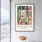 SXKJ Henri Matisse The Open Window Poster, Matisse-Kunstdruck, Matisse-Kunstausstellungsposter, bunte Matisse-Leinwandmalerei, 50 x 70 cm, rahmenlos