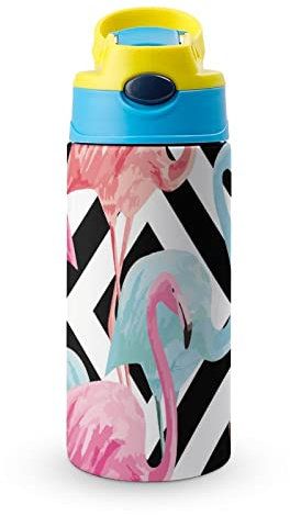 Bouteille Isotherme Flamant Rose Tasse En Acier Inoxydable 500Ml Gobelet Pour Garçons Filles