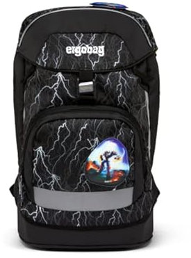 ergobag Jugend Unisex Prime Super Reflectbear Rucksack, Mehrfarbig (Mehrfarbig), Einheitsgröße
