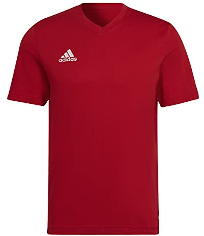 adidas Men's Entrada 22 Tee, Team Power Red 2, L Long