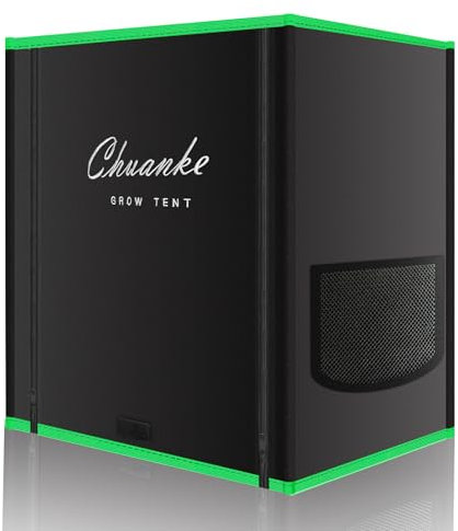 Chuanke Kleines Wachstumszelt für Aerogarden-Hydrokultur-Anbausystem für den Innenbereich, 50,8 x 35,6 x 55,9 cm, hochreflektierendes Mylar, auslaufsicher, 600D-Oxford-Gewebe für Zimmerpflanzen