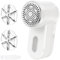 Z-TIISON Electric Lint Remover, Portable Fabric Shaver Defuzzer with 6-Leaf Blades, Dual Protection, Removable Bin, Quickly Remove Fuzz, Lint Balls, Pills, Bobbles from Clothes, Couch&Carpet