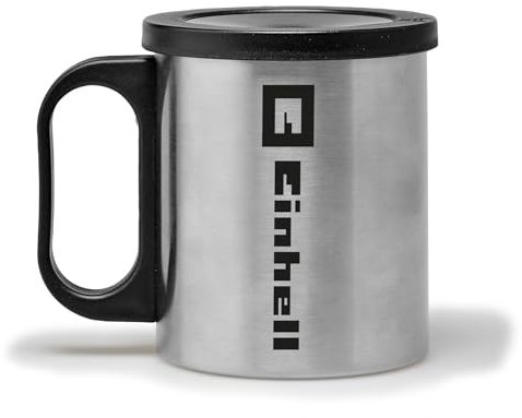 Original Einhell Kaffeetasse für Akku-Kaffeemaschine (Zubehör und Ersatzteil für die Einhell Akku-Kaffeemaschine TE-CF 18 Li, 240 ml Kaffeetasse mit Deckel, staubdicht)