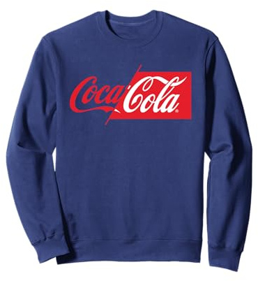 Logo Coca Cola moitié rouge moitié blanc Sweatshirt