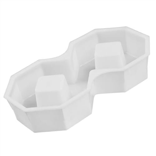Pflastersteinform DIY Quadratischer Gartenweg Beton Kunststoff Ziegelform Pflaster Propylen Gehweg 40x20x8cm Gartengebäude Zubehör 57