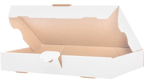 verpacking Maxi cartoni da lettere MB-0, 180 x 100 x 30 mm, dimensioni interne 176 x 96 x 27 mm, confezione da 50 pezzi, colore: bianco