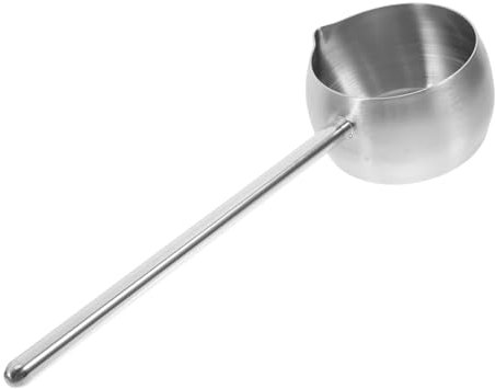 COLLBATH Mestolo Per Zuppa Profonda Cucchiaio Per Acqua Multiuso Con Dettagli Mestolo Per in Acciaio Inossidabile Da 300 Ml