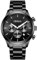 CIVO Uhren Herren Edelstahl Armbanduhr: Chronograph mit Datum Analog - Schwarz Herrenuhr Wasserdicht