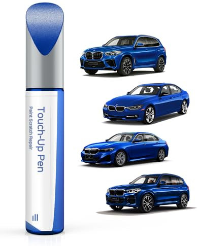 Pintura de retoque para BMW Serie 2019-2020 X5/X4/iX3/X3/X2/X1/5/1 Series – Coincidencia exacta – Retoque de arañazos y desconchados – Azul fitónico metálico (C1M)