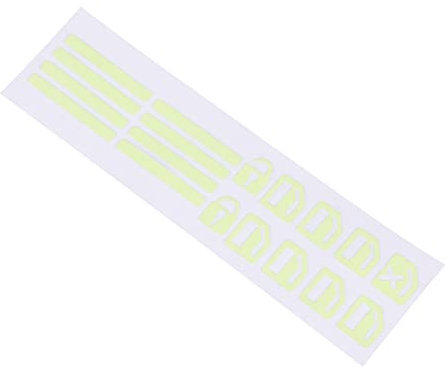 iplusmile Kontrollaufkleber Für Auto-außentürgriff-knopfaufkleber Für Auto-nachtsichtaufkleber Für Sicheres Fahren