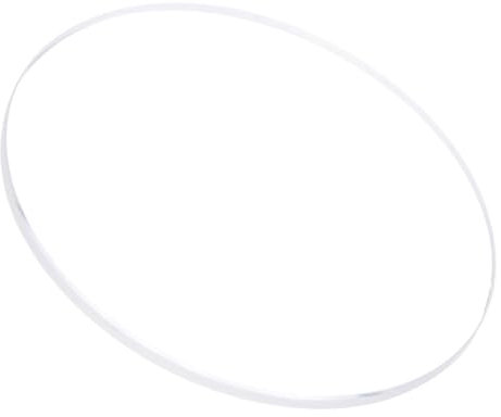 CoCud Lente de Cristal para Reloj, Diámetro de 40 mm y Grosor de 1,5 mm, Lente de Cristal Plano Redondo Ultra Claro de Mineral para Reemplazo de Relojes