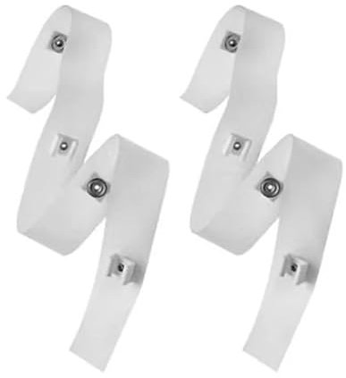 Gleiter für Wohnwagen-Vorhänge, transparentes Gardinenband, Gleitband für die Verwendung mit Decken- oder Wandbefestigungsvorhängen A201 A202