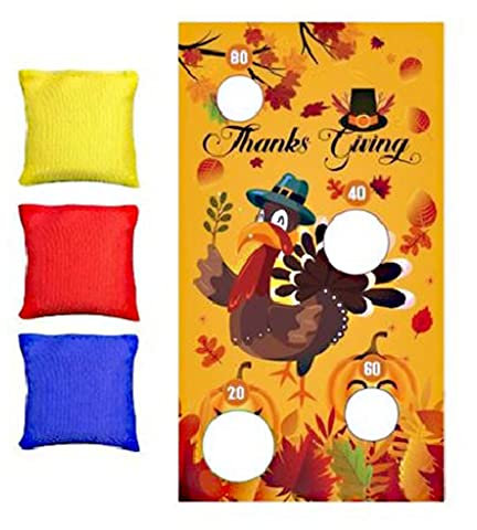 X-Institute Karneval Zirkus Werfen Flagge Thanksgiving Werfen Spiel Interaktive Party Aktivität Frühes Lernen Spielzeug Für Kleinkind 3Sitzsäcke