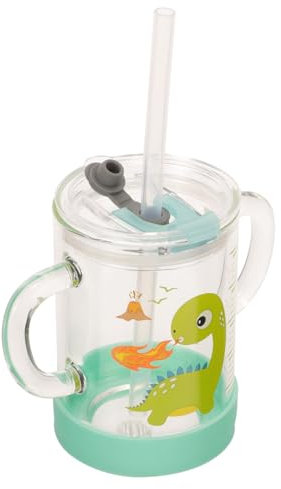 WATIIFUFU Children's Milk Cup Espresso Cup Coffe Cups Water Mug Sippy Cup Portable Coffee Cup Shot Straw Sippy Cups Water Cup Cup Cups with Straws Cups Glass