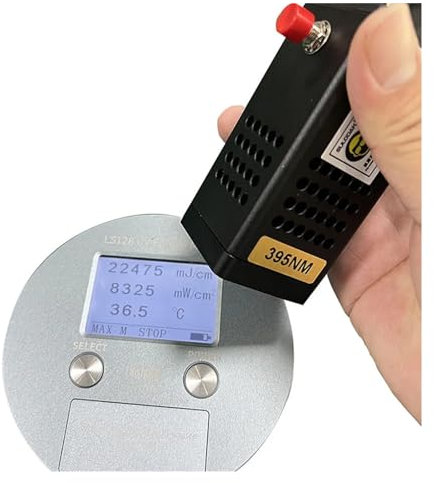 BAFEIYA LED-Schwarzlicht Hand-UV-Härtungslampe, UV-Klebstoff, schattenloser Klebstoff, UV-Tinte, Laborprüfung, Leiterplatte, grünes Öl, LED-UV-Lampe UV-Harz-Härtungslicht für 3D-Drucker(385nm)