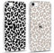 Yirlbey 2 Stück Transparent Handyhülle für iPhone 7/8/SE2020/SE2022 Hülle, Aesthetic Leopard Muster Design Frauen Mädchen Cover, Dünn Silikon Fit Kratzfest Schutzhülle für iPhone SE 4,7, schwarz