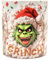 Shopi Zone Weihnachtliche Keramiktasse mit dem Grinch, ein Hauch festlicher Magie zu Weihnachten, lustiges Weihnachtsdesign