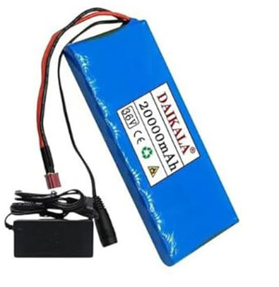 Batteria Per Scooter Elettrico E-Bike Batteria 36V 20Ah 10S1P Bicicletta Elettrica Agli Ioni Di Litio Batteria Per 50W-500W Motore Elettrico Bicicletta Scooter Con Caricabatterie 36V20Ah,T