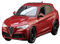Mini Auto Spielzeug 1:24 Für Alfa Romeo Stelvio Quadrifoglio SUV Simulation Legierung Automodell Rote Innendekoration Wohnkultur