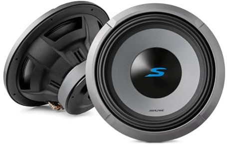 Alpine S2-W12D4 | S-Series 30 cm (12-Zoll) Subwoofer mit 4 Ohm Doppelschwingspule